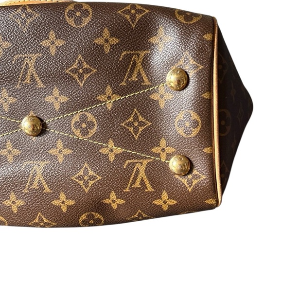 Louis Vuitton Tivoli PM Monogram Canvas Handbag with Natural Leather Trim - Picture 8 of 15